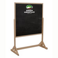 Floor Frame Chalkboard - 47.9 x 47.9 viewable area